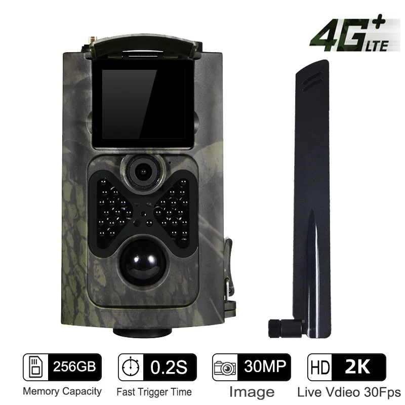 

Outdoor 2K Live Show APP Trail Camera Cloud Service 4G 30MP Night Vision Wild Hunting Cameras Night Vision PhotoTraps Game Cam