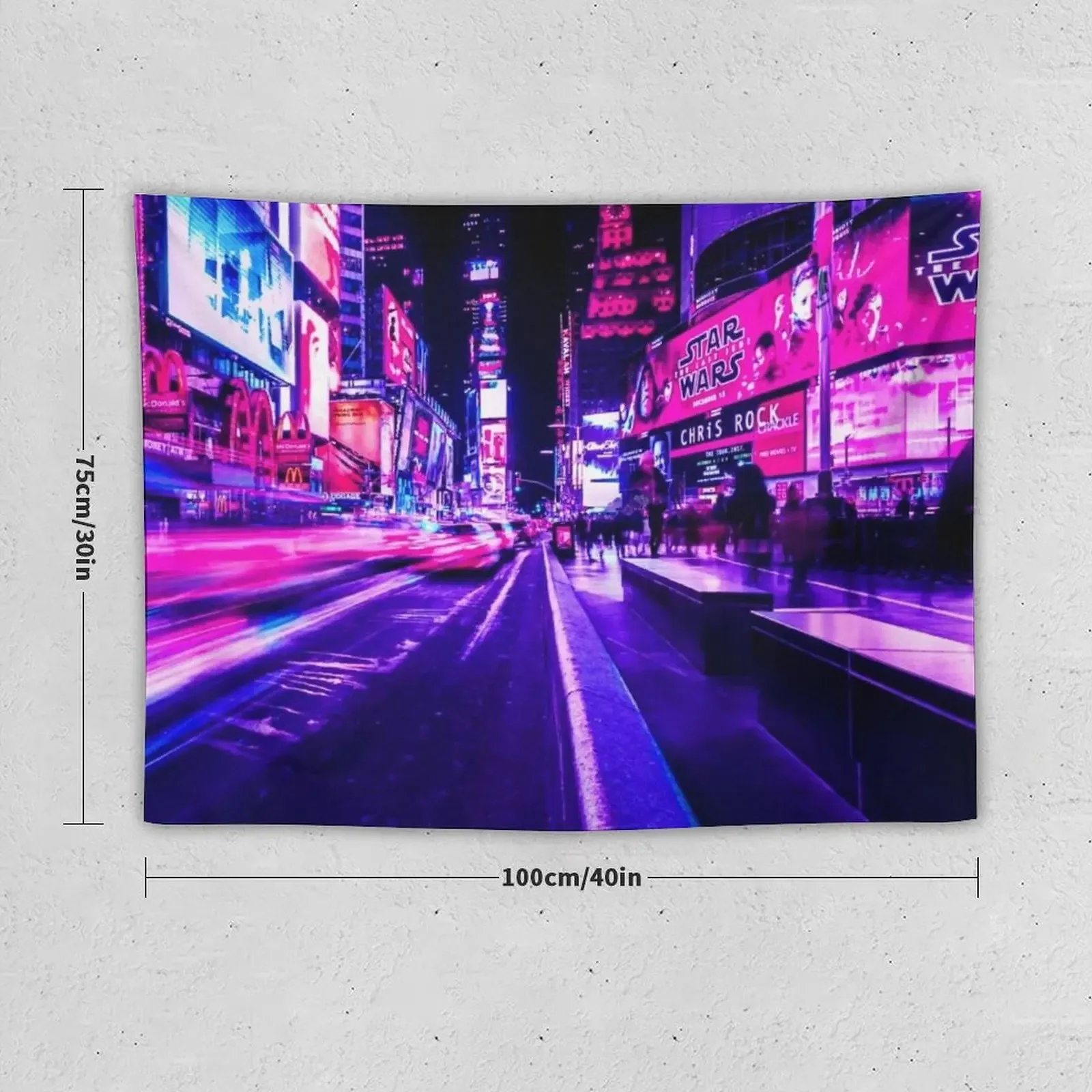 Светящийся гобелен NY украшение для комнаты декор спальни в Корейском стиле