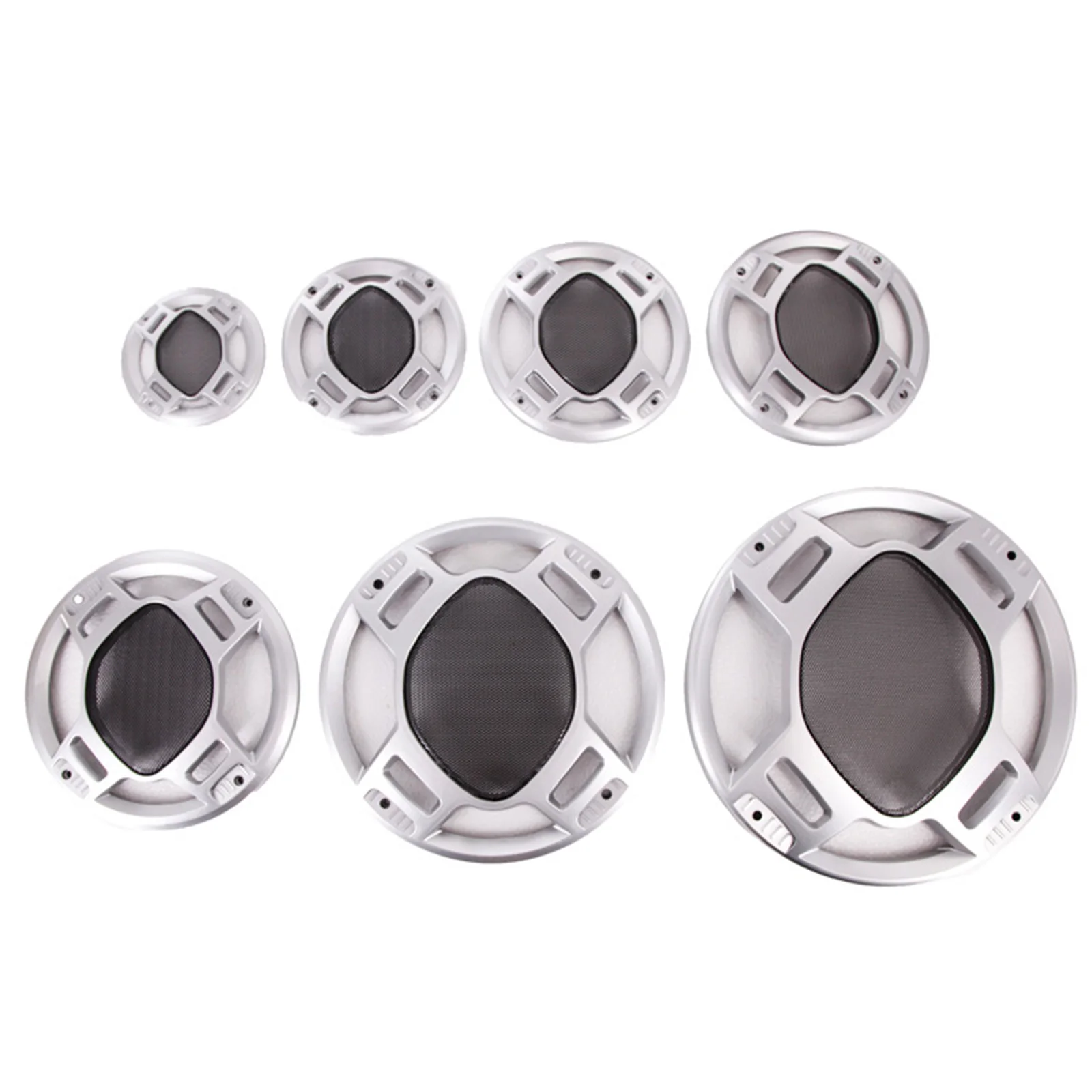 

2Pieces Portable Speaker Grill Mesh Universal Speaker Grills Cover Mesh Guard Car Speaker Protective Grills Replacement