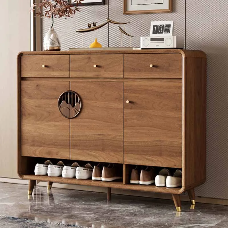 

Ultra Thin Wooden Simple Shoe Rack Luxury Entryway Narrow Space Saving Shoe Cabinets Shelf Hall Meuble A Chaussure Furniture