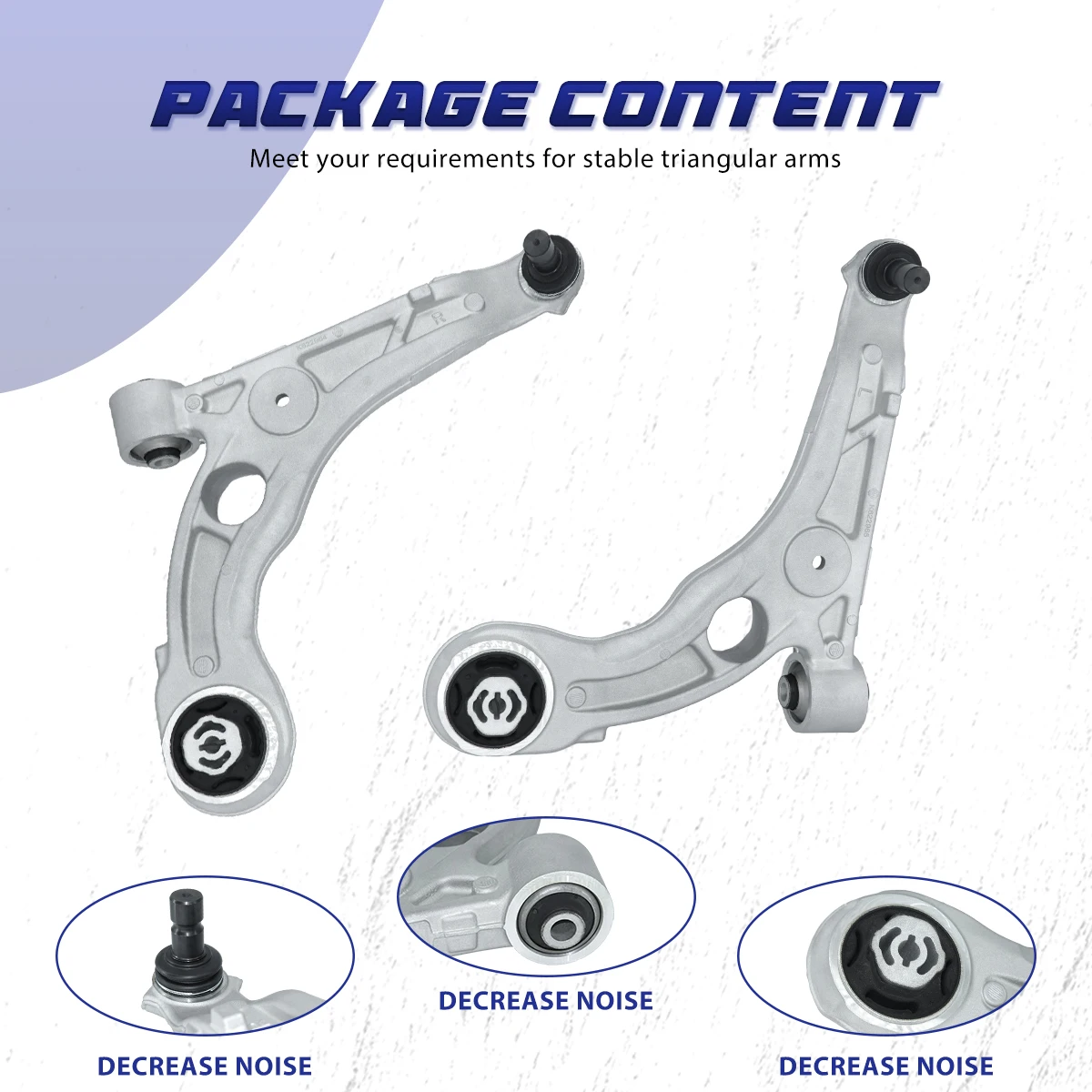 Azbudeer 2 шт. передняя нижняя левая правая фотосессия набор для Dodge рычаг управления