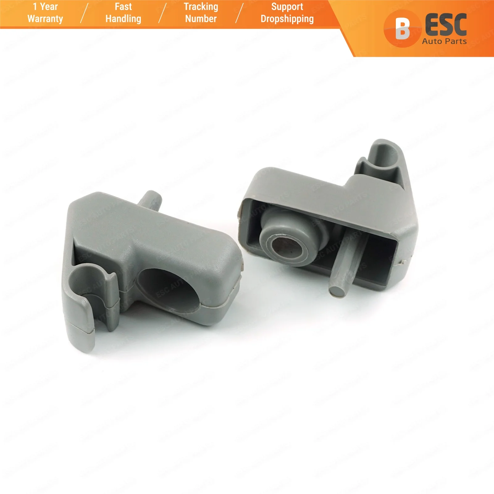 

ESR592 Sunvisor Roof Mount Hook Bracket Sun Visor Holde Clips 735478275 for Fiat Doblo Fiorino Palio Albea