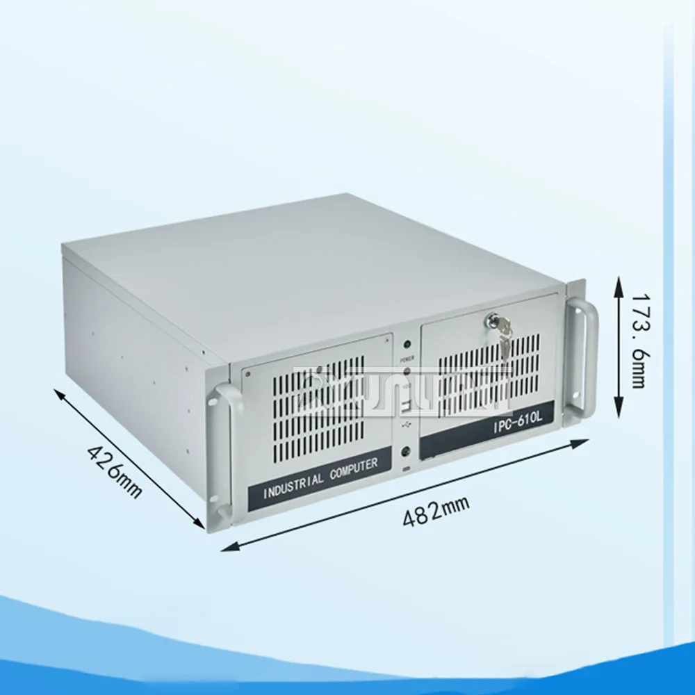 Фото Корпус промышленного компьютера Ipc-610l Серверный корпус 4u Стойка Тип 7-слотовый 14-слотовый сервер Промышленная компьютерная коробка №4