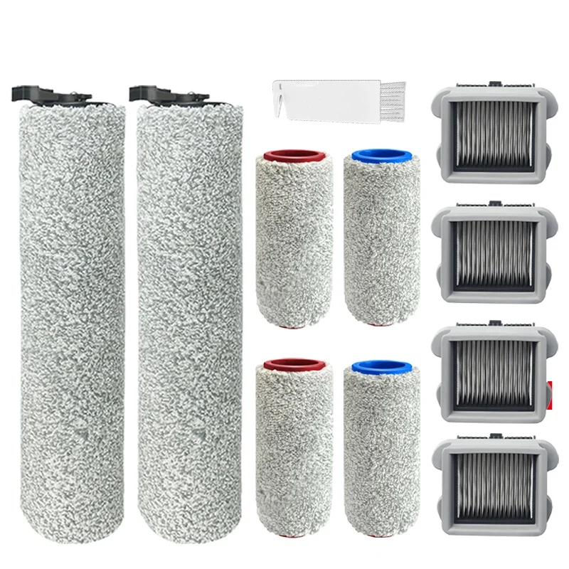 

Запчасти для робота-пылесоса Xiaomi WD1S1A, напольная роликовая щетка, моющиеся детали фильтра НЕРА, для Roborock DYAD U10