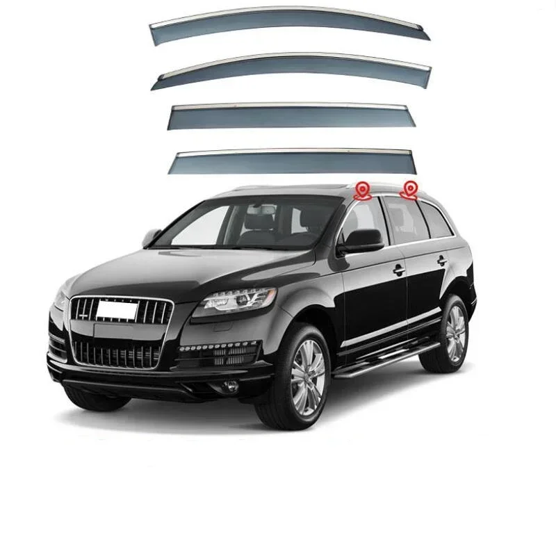 Навески и навесы дефлектор бокового окна для Audi Q7 2006 2007 2008 2009 2010 2011 2012 2013 2014 2015
