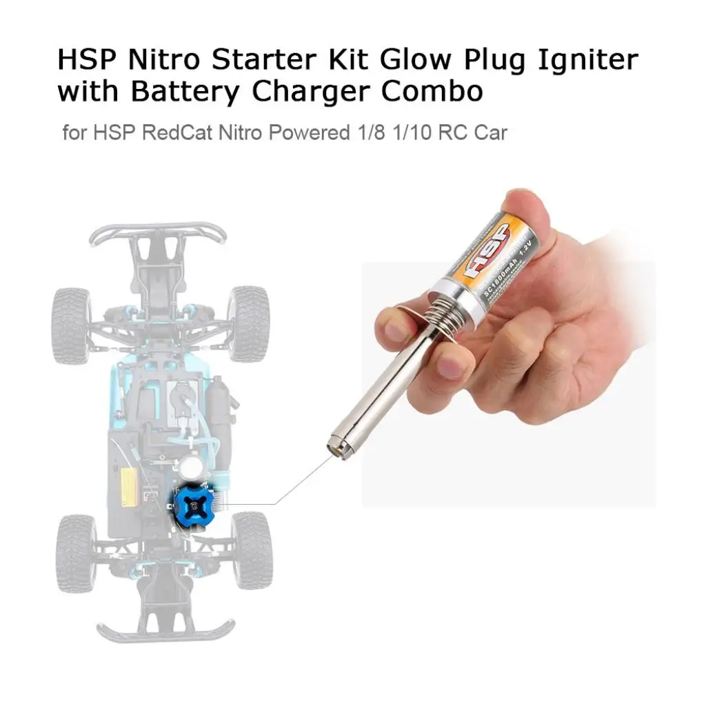 Стартер Nitro комплект Свеча зажигания для HSP 1/8 1/10 RC автомобилей |