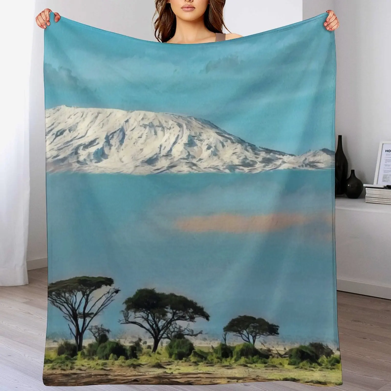 Одеяло Mount Kilimanjaro одеяла для кровати индивидуальный подарок лохматые милые