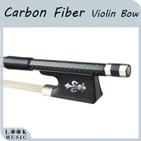 standard 44 carbon fiber bow round stick ebony frog w fleur de lis inlay student bow
