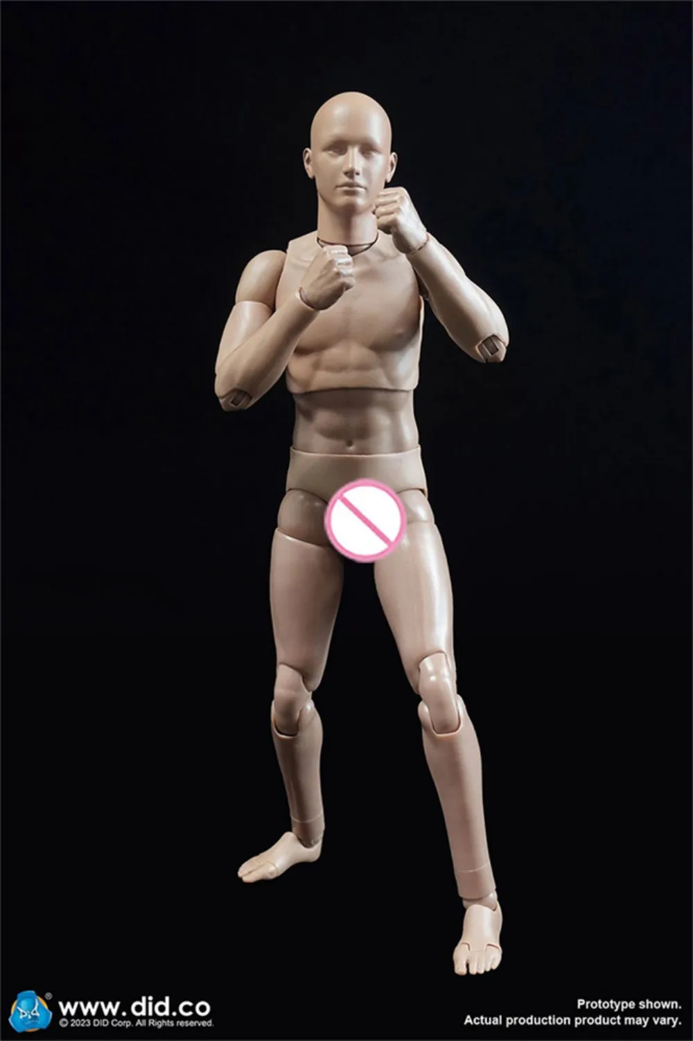 

DID OA60003 1/6 Male Nude Joint Slim Flexible Articulated Body 2.0 12'' Action Figure Head Model Art Soldier Toys