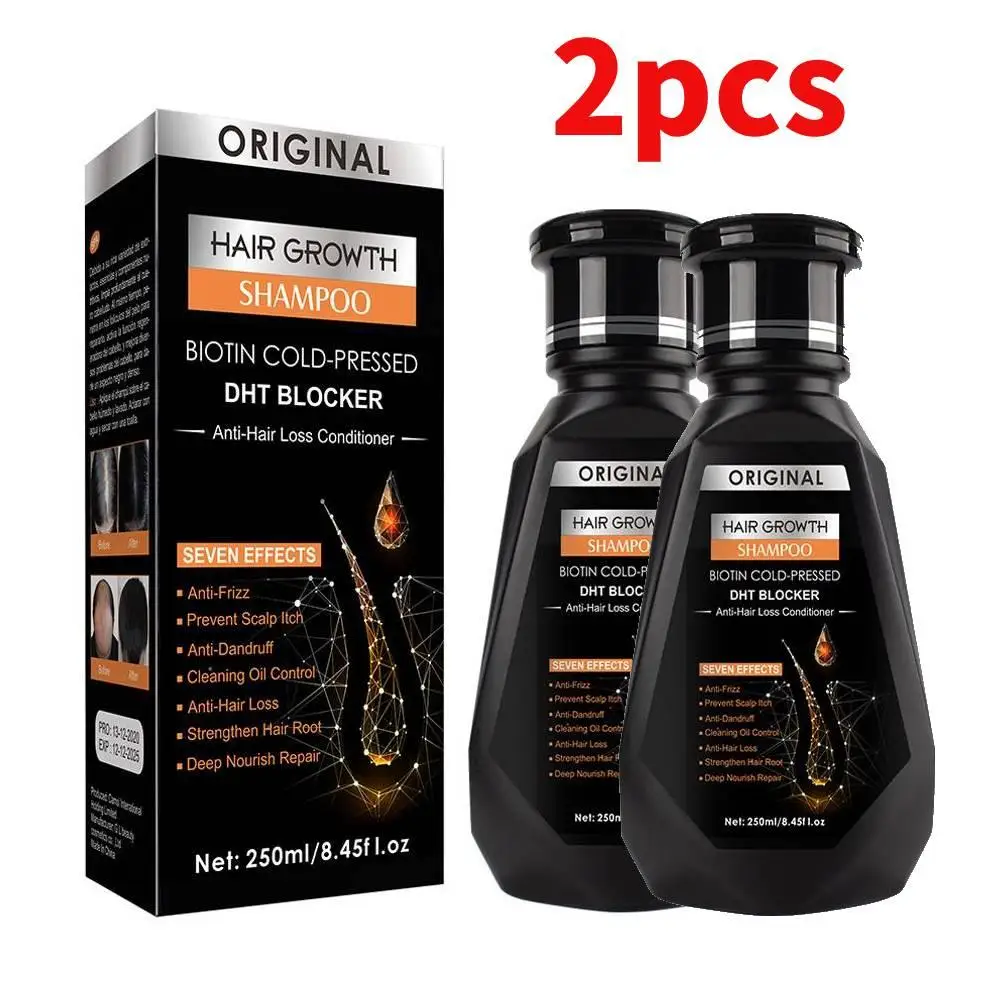 2 шт. шампунь с плотным имбирем и травяной медициной против выпадения волос