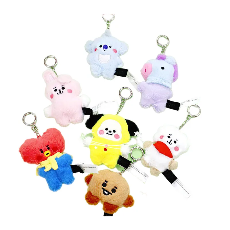 

Kawaii Bt211 Btscute Anime Peripheral Series Cartoon Cute Handsome Oppa Plush School Bag Pendant