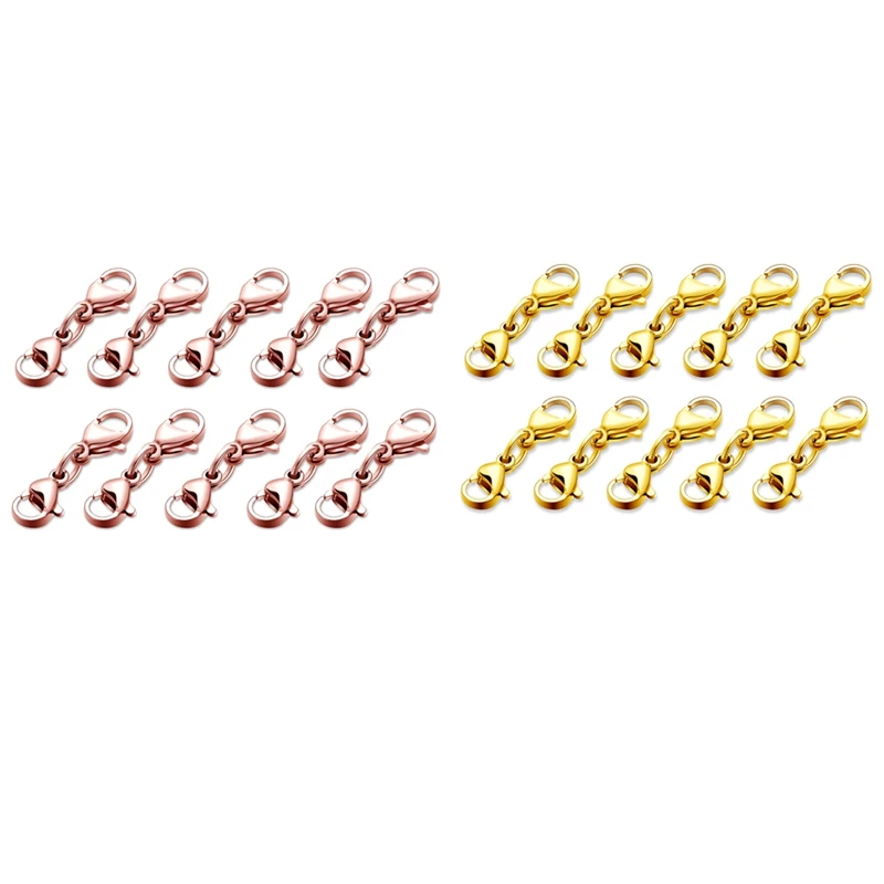 

10 шт., застежки-карабины для изготовления ювелирных изделий