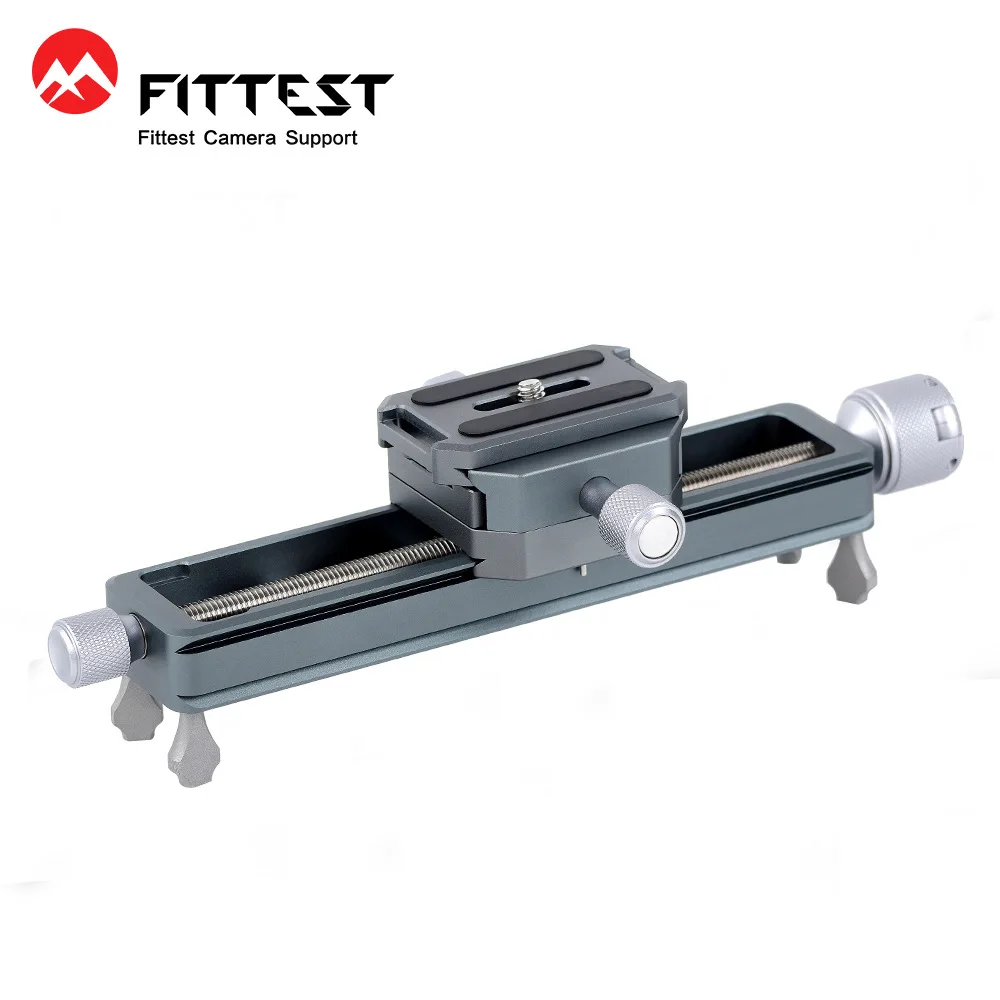 

FITTESTMR-180II Macro Pan-tilt Rail Portable Desktop Shooting Slide Rail Micro-shift Time-lapse Video Shooting Pan-tilt