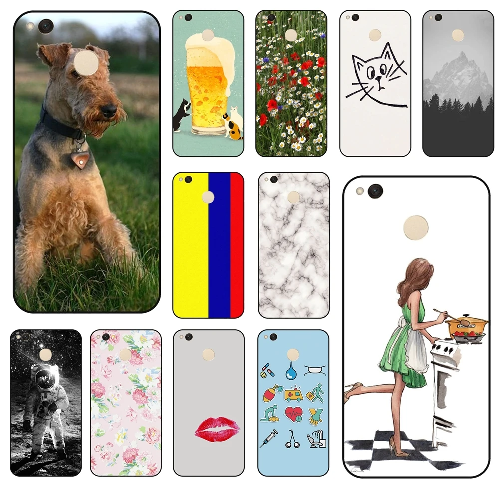 Чехол для Redmi 4X Future мобильный телефон черный бампер силиконовый Тигр Xiaomi Coque |