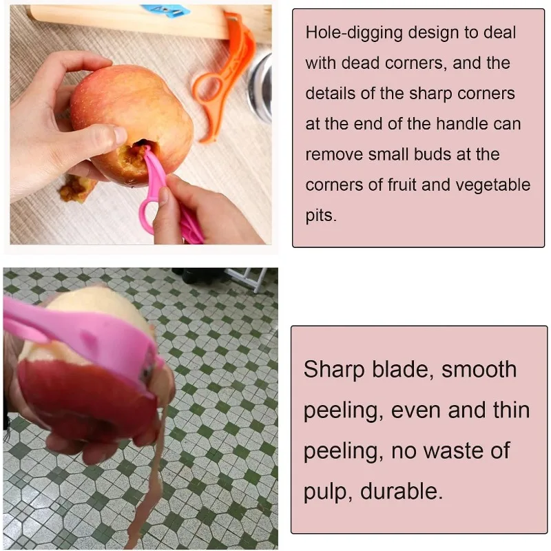 Овощечистка Из Нержавеющей Стали Кухонный Нож Портативное Ручное Устройство Для