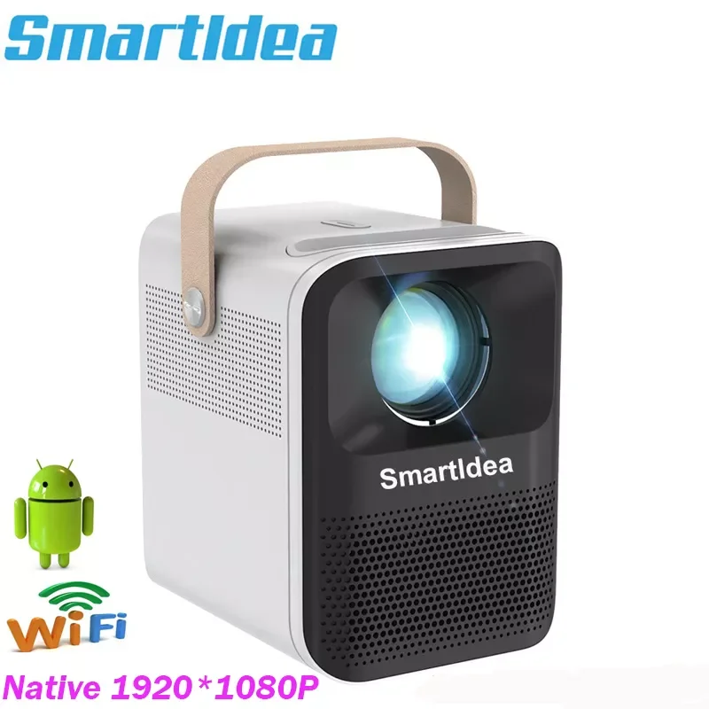 

SmartIdea native full 1920 x 1080p smart projector android wifi BT 3D video game proyector digital led home theater beamer