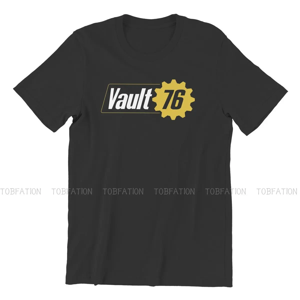 Классическая модная мужская футболка Fallout Game Vault 76 свободная хлопковая Футболка с