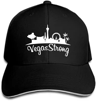 holiday gift vegas strong trucker baseball cap adjustable peaked sandwich hat