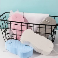 easy to clean 3d rubbing back body cleaning exfoliating hygienic comfortable high density elastic bath sponge body scrubber