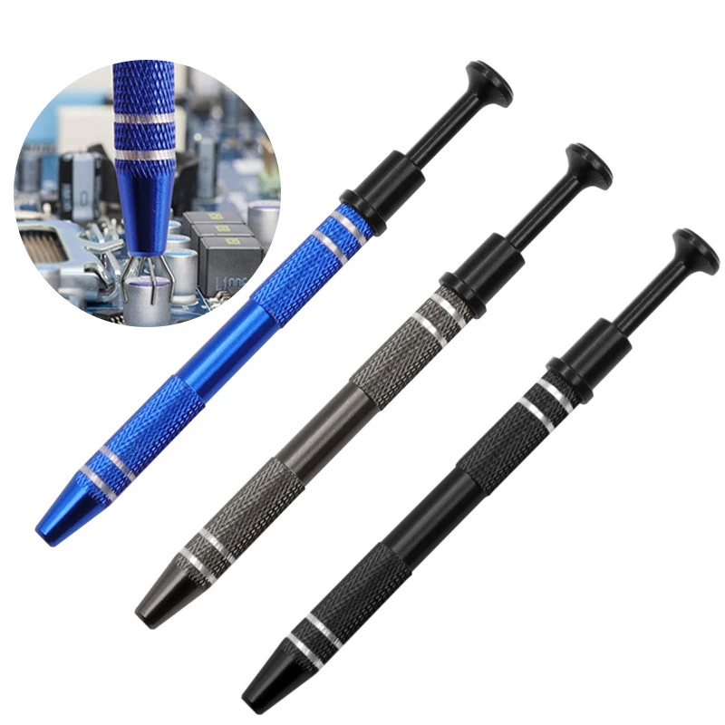 

1pc Mobile phone computer IC extraction tool electronic components grabber cotton picker computer chip tweezers polishing tool