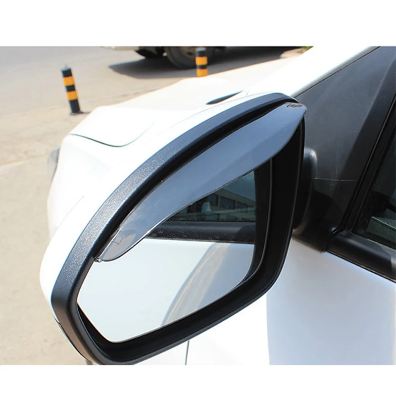 

2pcs Car Rearview Mirror Rain Eyebrow Protector Rain Cover Car Rearview Mirror Sun Visor Shade Rain Shield Eyebrow Universal