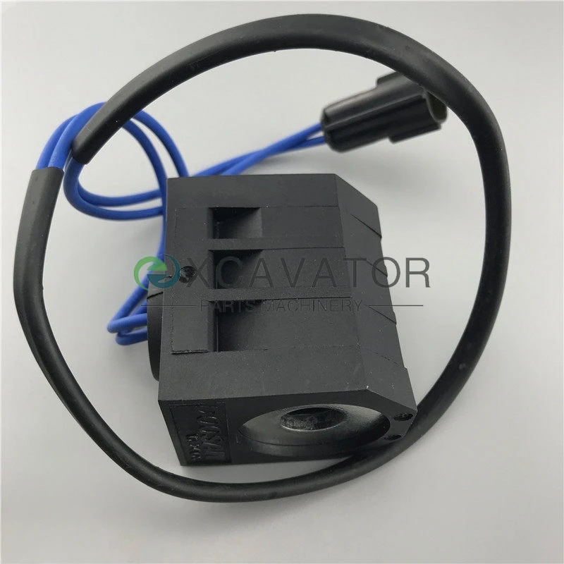 Катушка соленоидного клапана 24 В/12 В для Daewoo Doosan DH220-5 DH235 DH215-7 DH225-7 DX225LCA запасная