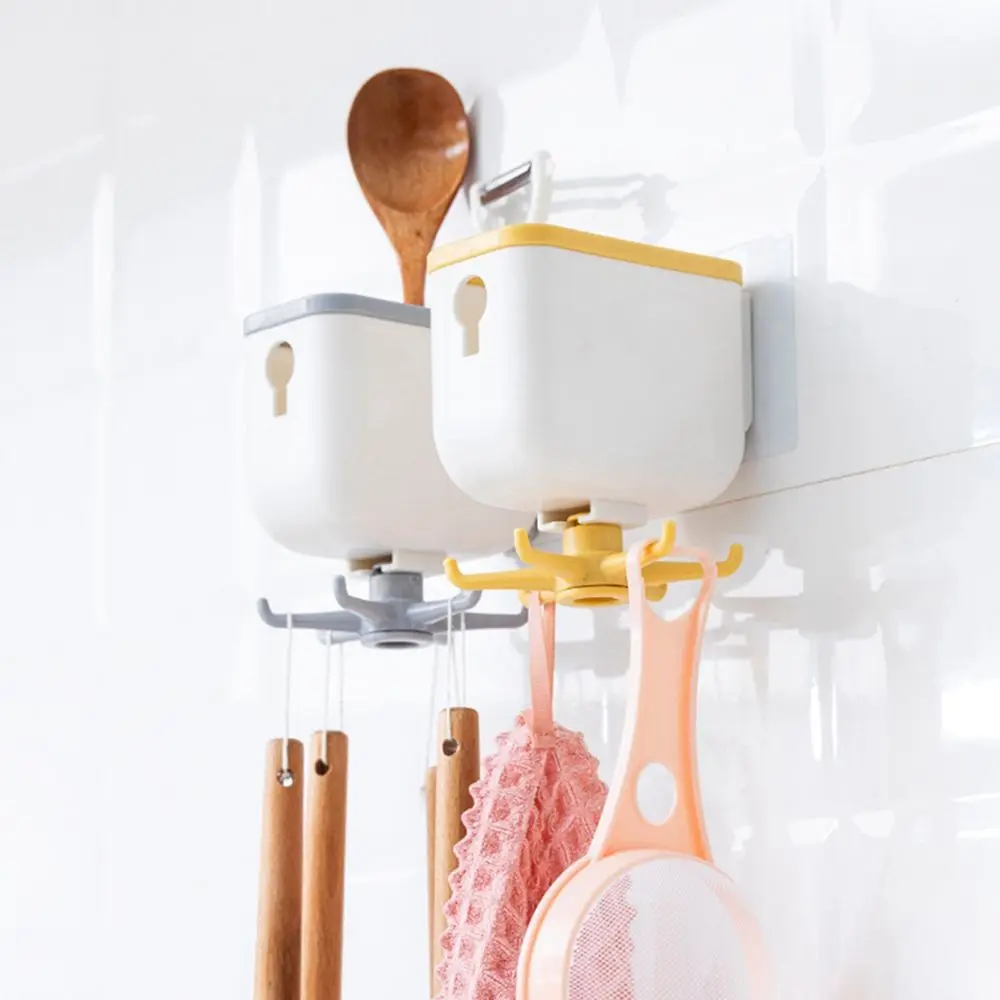 

Hanging Spoon Hanger Bathroom Utensils Storage Holders Wall Hook Kitchen Organizer Kitchenware Storage Rack Storage Box