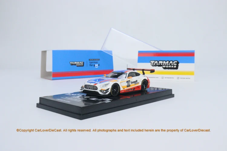 Tarmac работает 1:64 BENZ GT3 Suzuka 2018 Winner модель из сплава