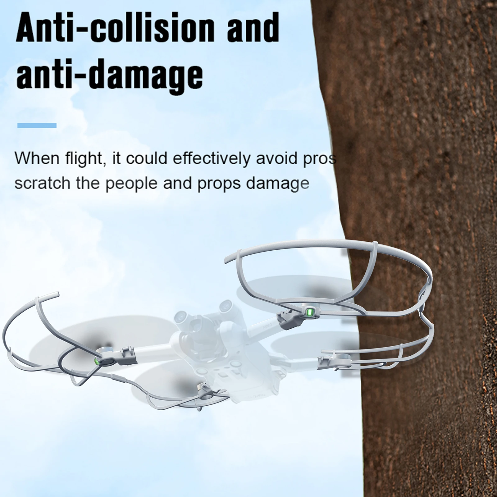 

STARTRC для дрона DJI Mini 3 Pro 4 шт. протектор для пропеллера комплект защитных кожух для лезвия реквизит Веер-крыло защитный чехол Аксессуары