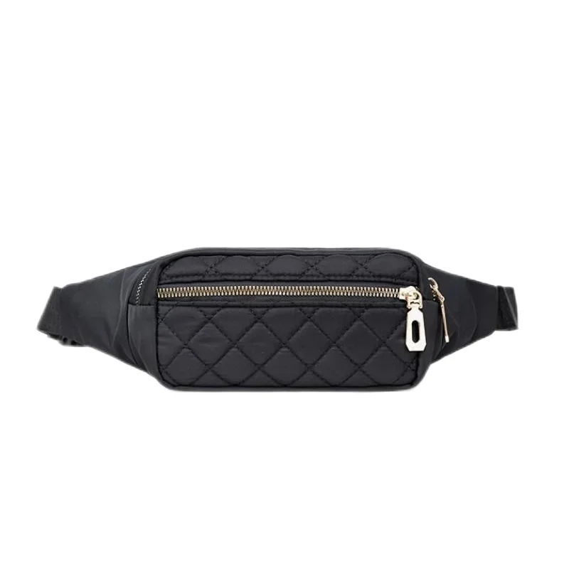 Простая модная поясная сумка с ромбической вышивкой нагрудная женская