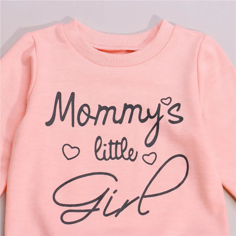 

Three Piece Girl’s Clothes Fashion Letter Long Sleeve T-shirt and Leopard Long Pants with Headband