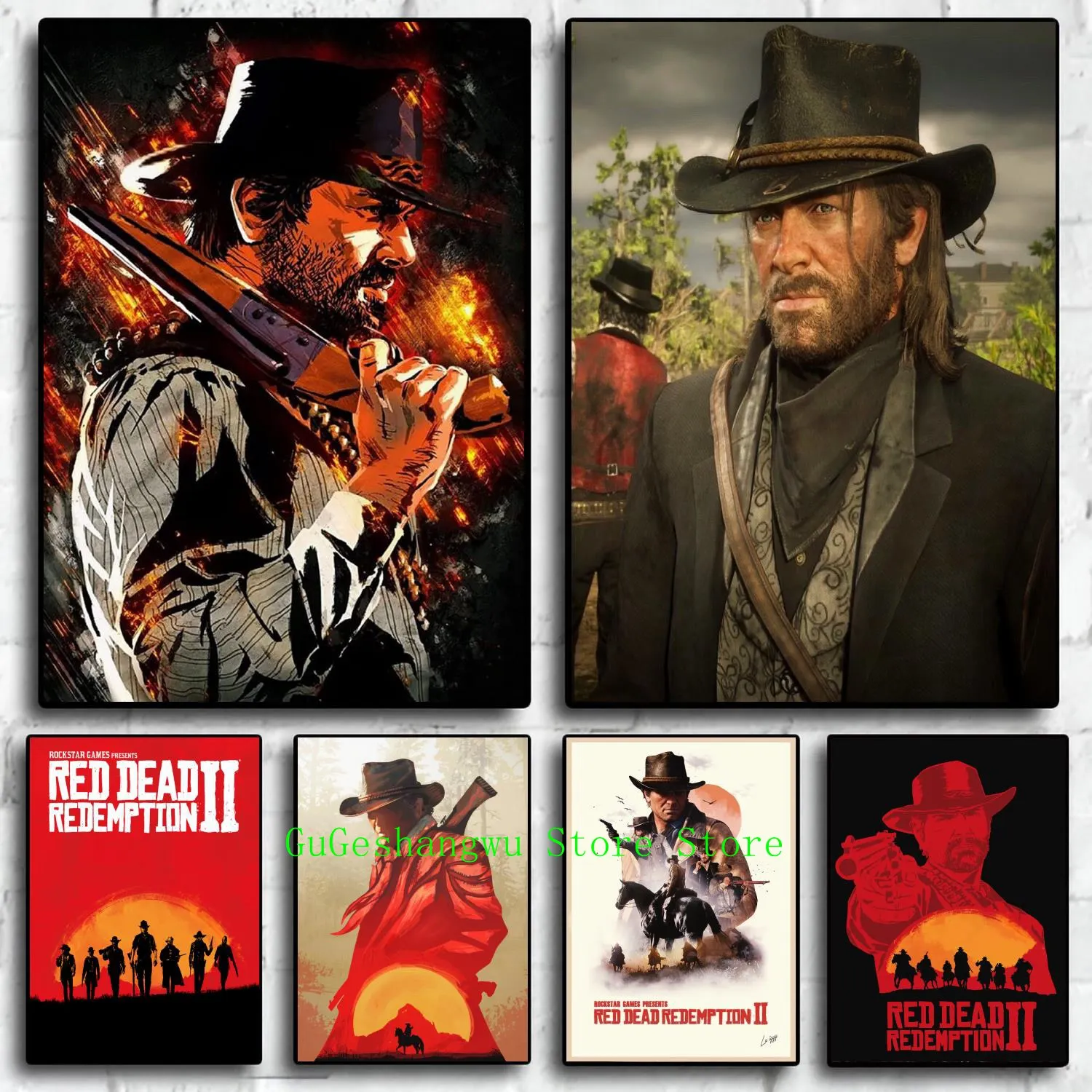 

Холст с изображением красных мертвых игр, настенный художественный плакат, современный декор для семейной спальни, плакаты