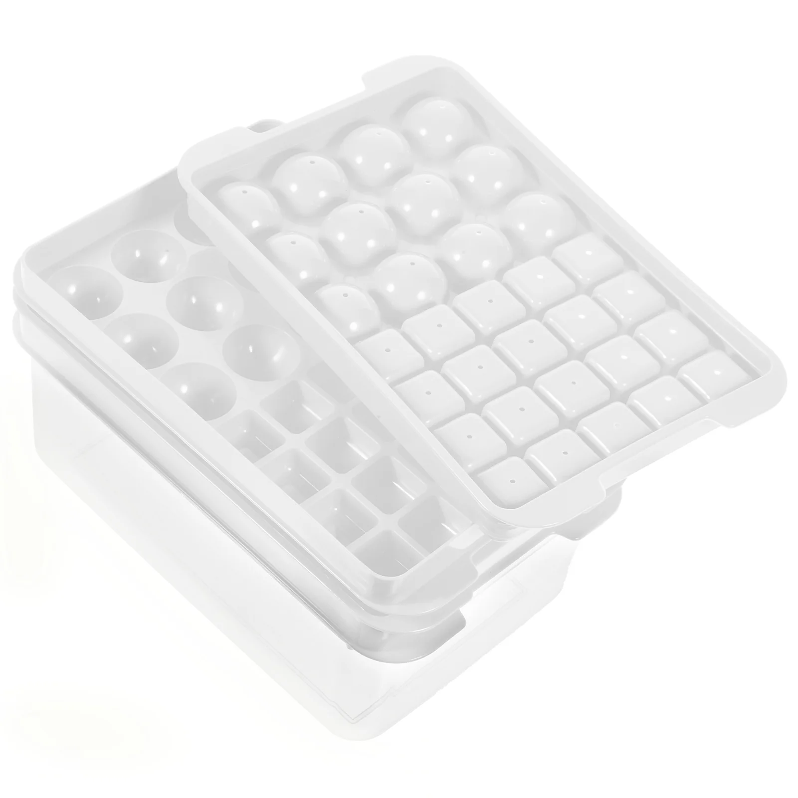 

1 Set of Reusable Ice Mold Ice Tray for Freezer Ice Cube Making Mold Ice Making Reusable Ice Mold with