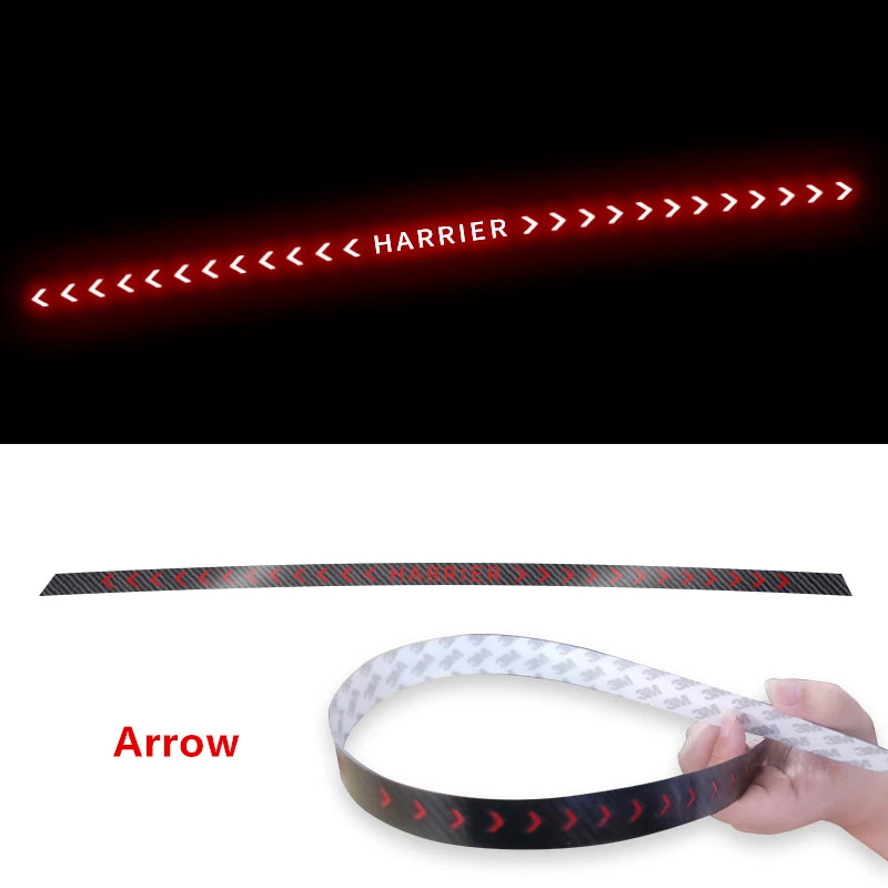 

Наклейка из углеродного волокна для Toyota Harrier, задний тормоз, Внешнее украшение, персонализированные декоративные аксессуары