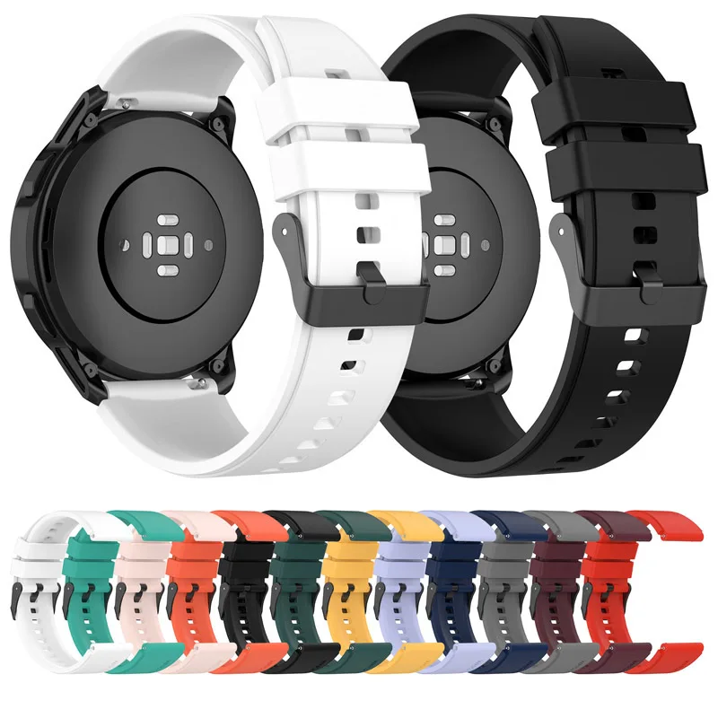

22mm Silicone Replace Straps for Xiaomi Mi Watch Color Sports Band for Xiaomi Mi Watch Bracelet Breathable Watchbands Correa