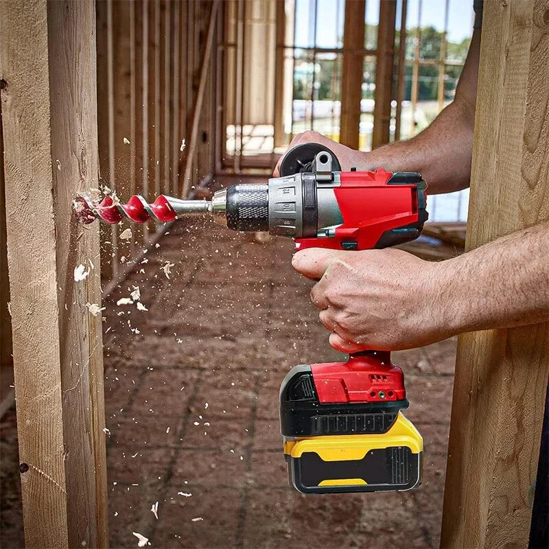 Преобразователь адаптера для литий-ионной батареи Dewalt 18 в 20 DCB182 DCB205