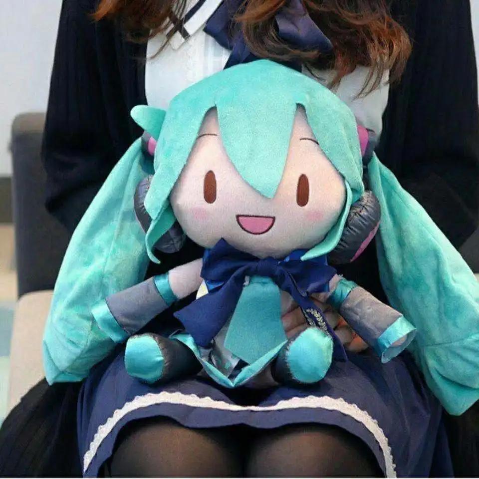 Игрушка плюшевая Мику Hatsune принцесса мягкая подушка Детская кукла Fuwafuwa Fufu 32 см
