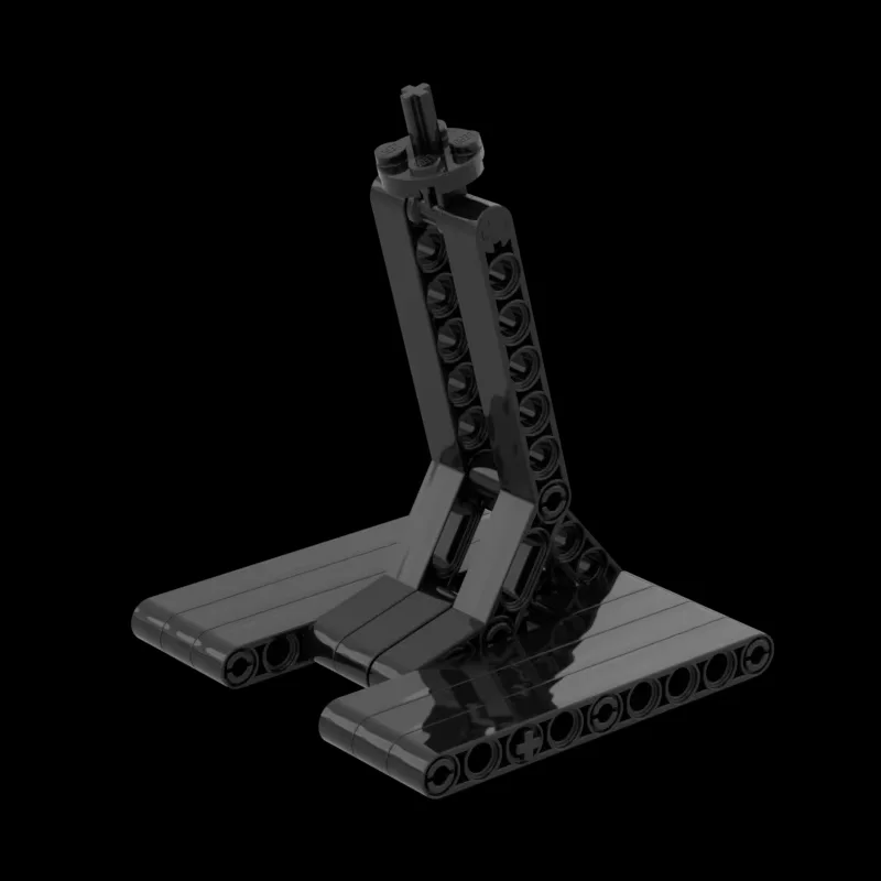 Фото MOC-17395 Наборы стенд X-Wing для 75102, 75149, 75218, строительные блоки, совместимый с космическим фильмом, кронштейн, кирпичи, модель, детская игрушка №2