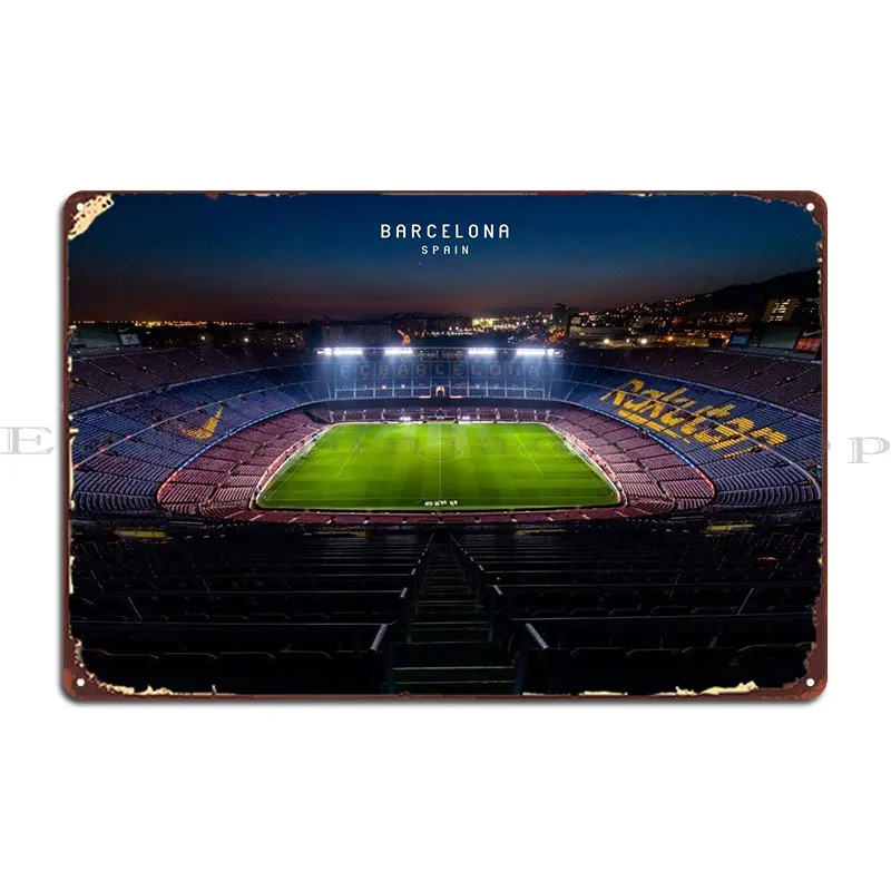 

Металлические вывески «Барселона», Настенный декор, настенная роспись, персонализированный винтажный жестяной плакат