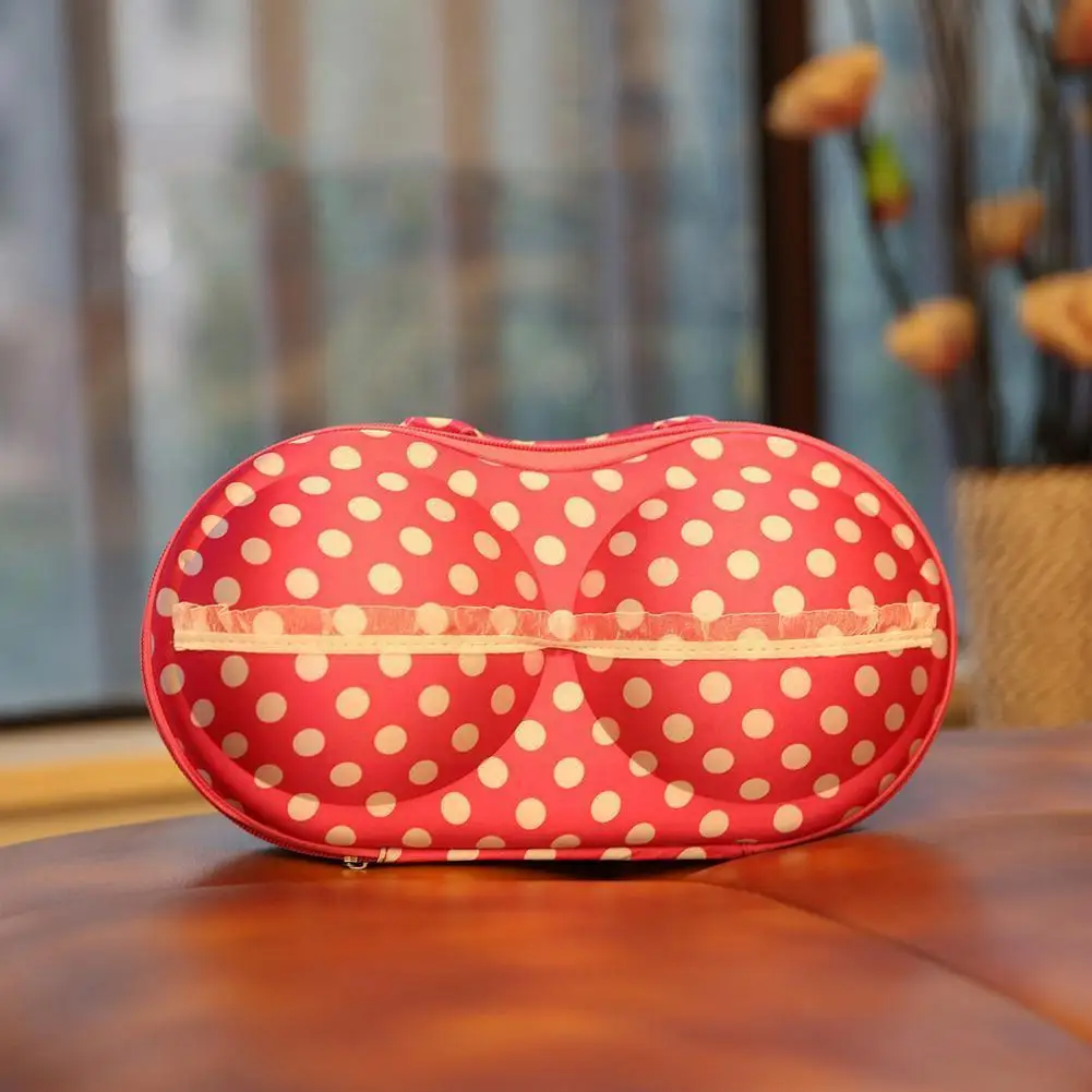 

Women Bra Underwear Protect Lingerie Travel Bag Storage Box Portable Storage For Lingerie Makeup Wash Bag H9w3