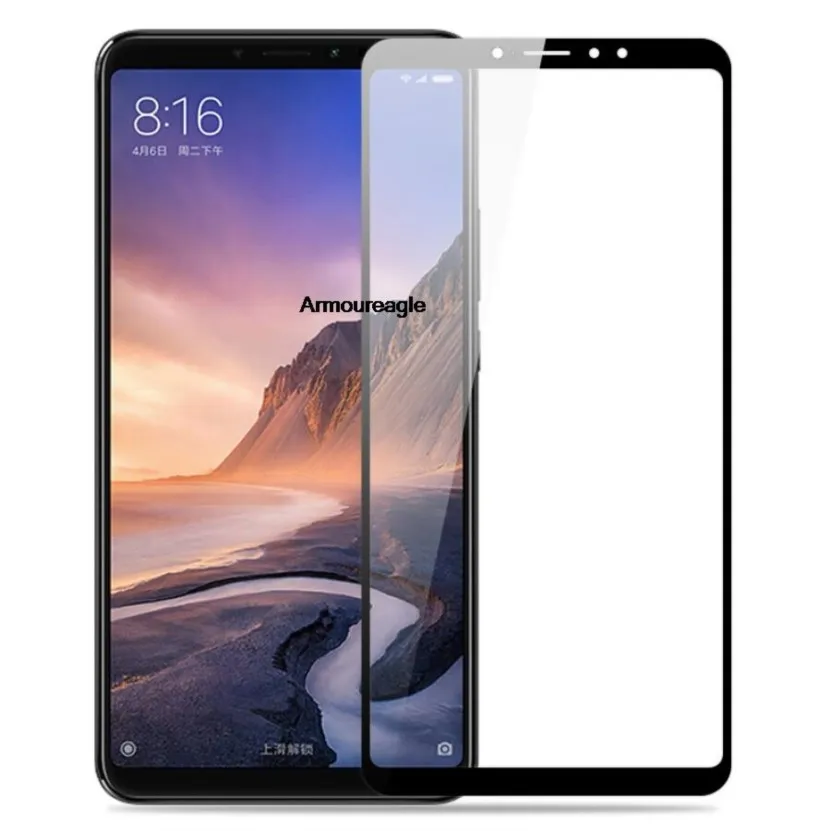

Закаленное стекло с полным покрытием клея для xiaomi mi max 3, защитная пленка для экрана xiaomi mi max 3 max3, стекло
