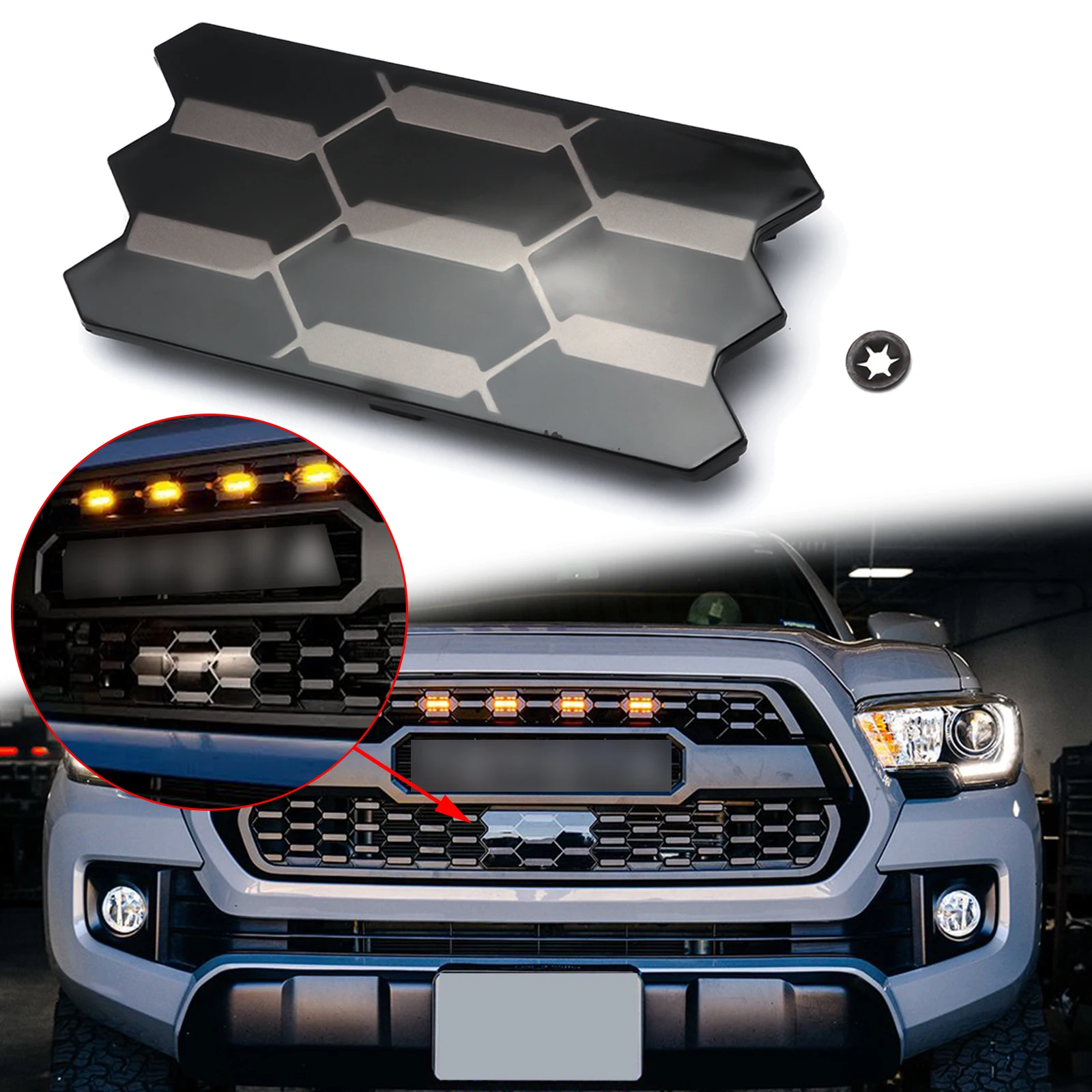

Крышка датчика гриля OE 53141-35060 для Toyota Tacoma TRD PRO 2018-2021