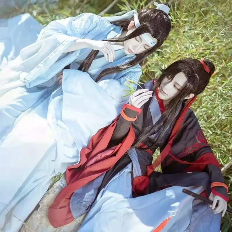 Мужской и Женский костюм для косплея Hanfu Mo Dao To Shi Wei Wuxian одежда Weiying Yiling Ancor Lan Wang Ji