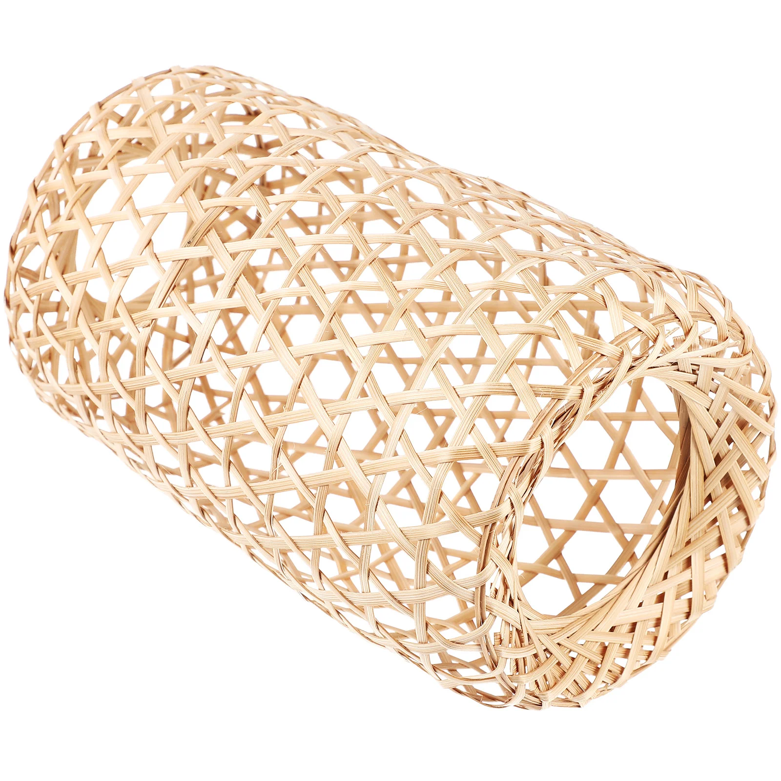 

Bamboo Lampshade Cover Home Covers Ceiling Handmade Restaurant Protector Bar Light Woven