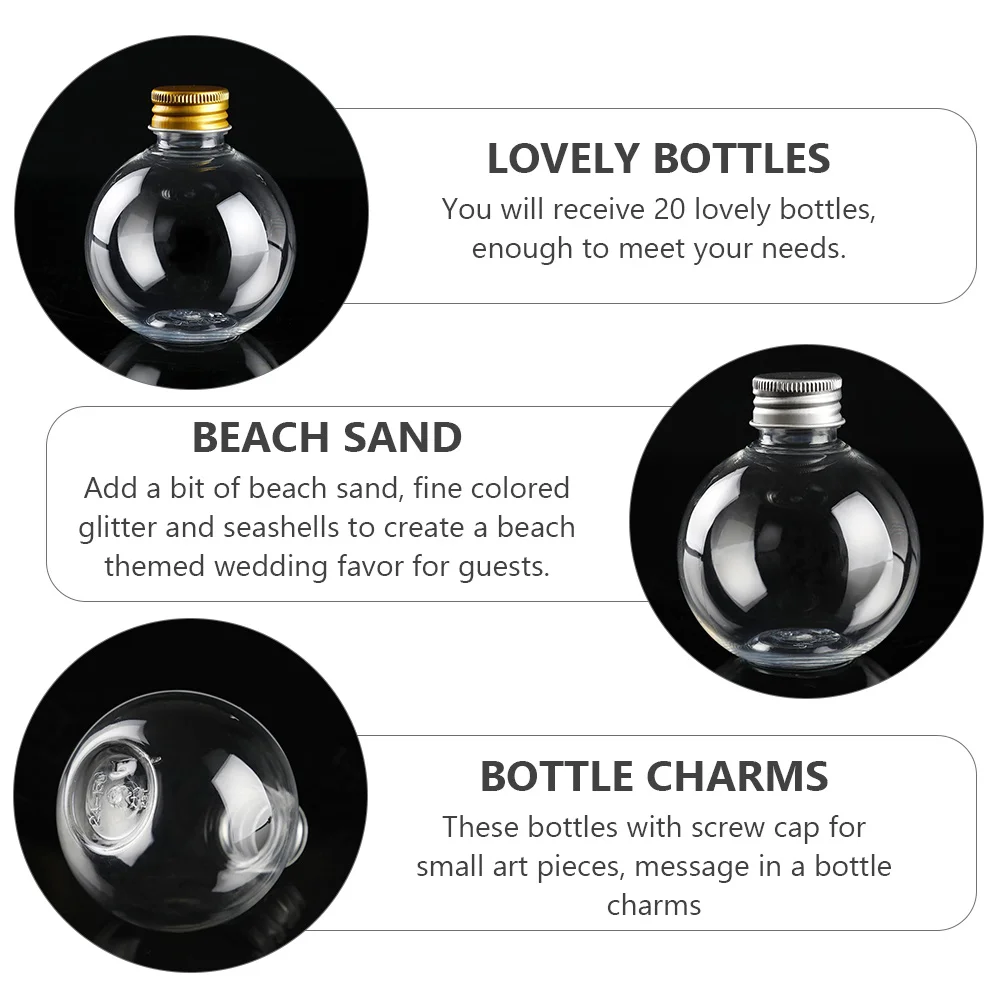 20 шт. банка прозрачная пластиковая бутылка дорожные лампочки бутылки