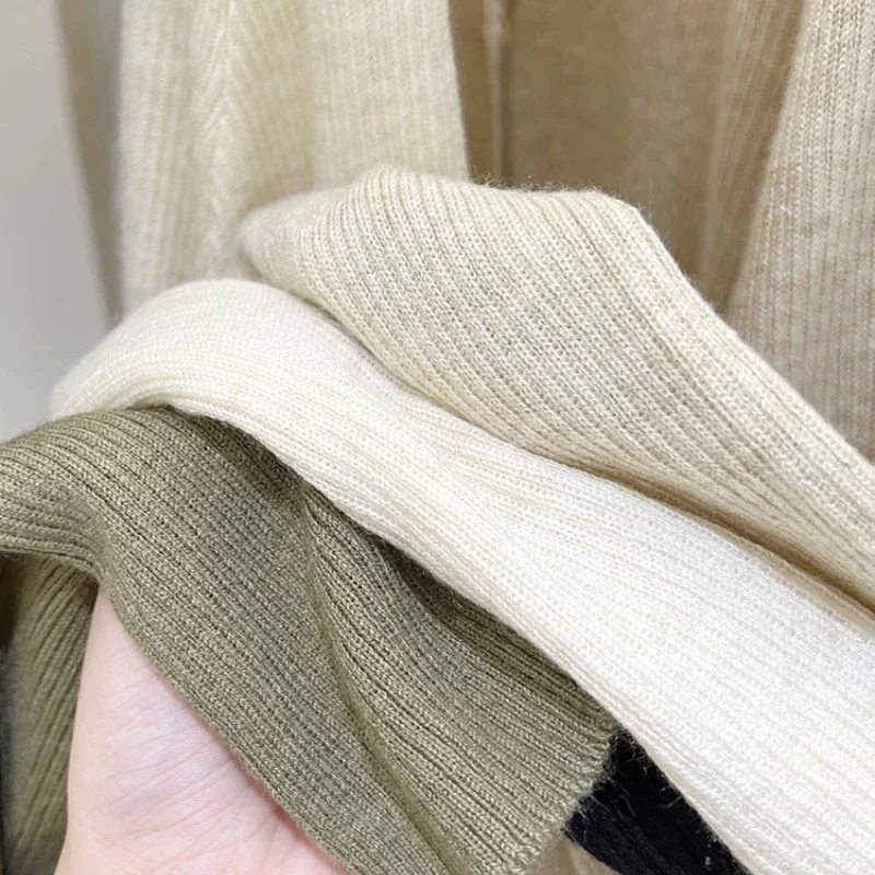 Вязаный кардиган женский тонкий винтажный повседневный свитер мягкий