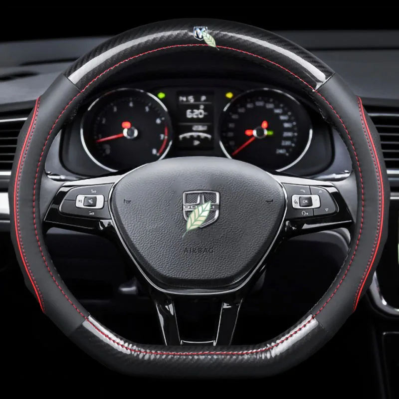 

Suitable For Dodge Steering Wheel Cover Challenger RAM 1500 Charger Avenger Caliber Special Four Seasons Carbon Fiber Ultra-thin