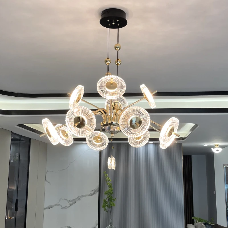 

Luxury living Room Chandelier Post-modern Simple And Atmospheric Household Dining lamp High-end Designer Kitchen decoration Lamp