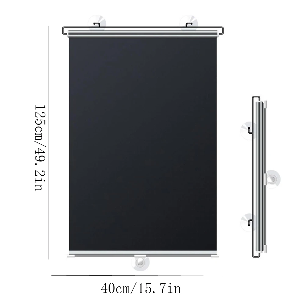 

Беспроводные рулонные шторы черные