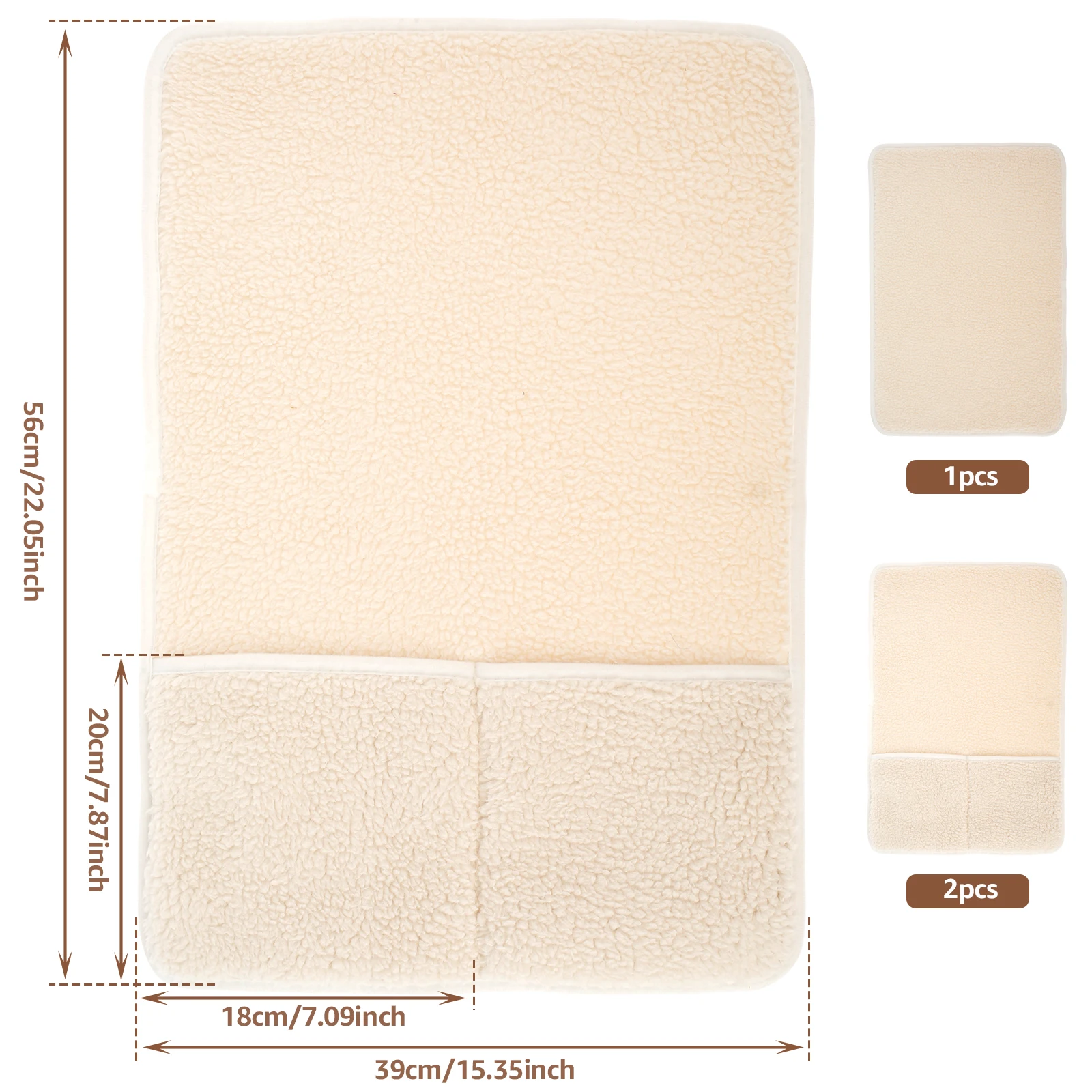 3 шт. чехол для дивана подлокотник коврик с боковыми карманами хранения